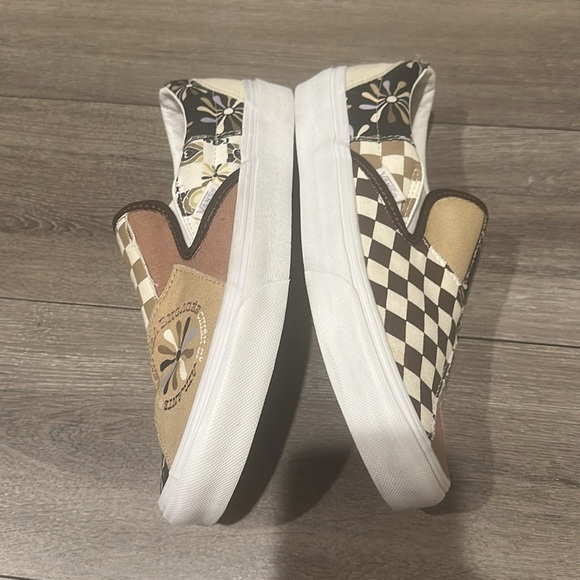 Vans Checker Patchwork Divine Classic Slip-On Sneakers - Picture 5 of 10